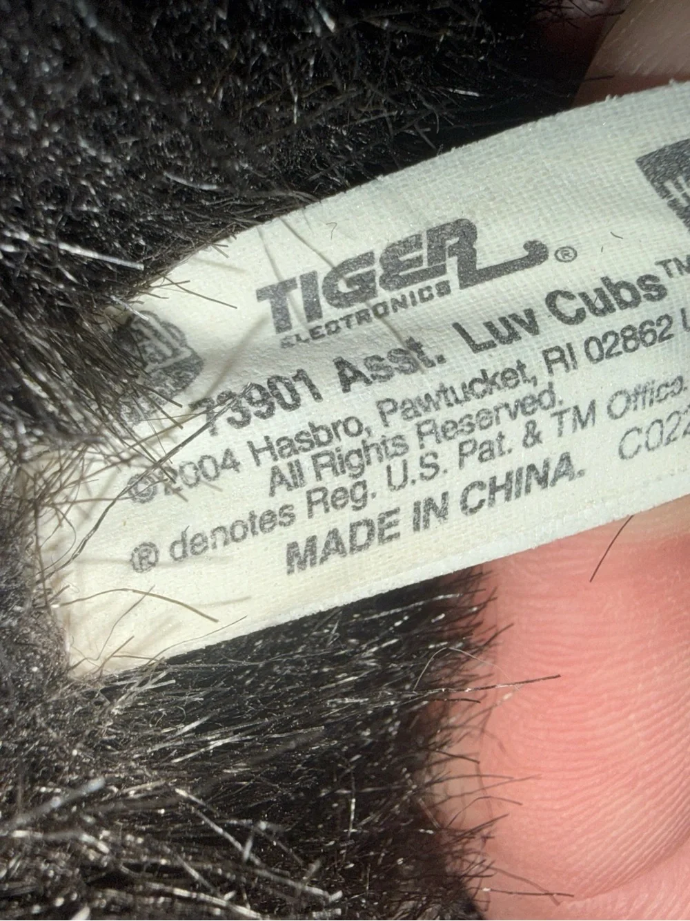 Tiger Hasbro Furreal Luv Cubs Black Bear 2004 Animated #73901 Works ADORABLE😊😊